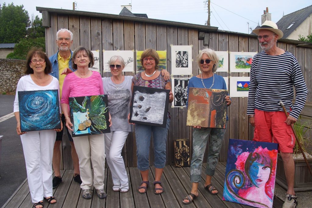 Deutsch - Französische Künstlerwoche in Billiers - Bretagne
Gruppenbild