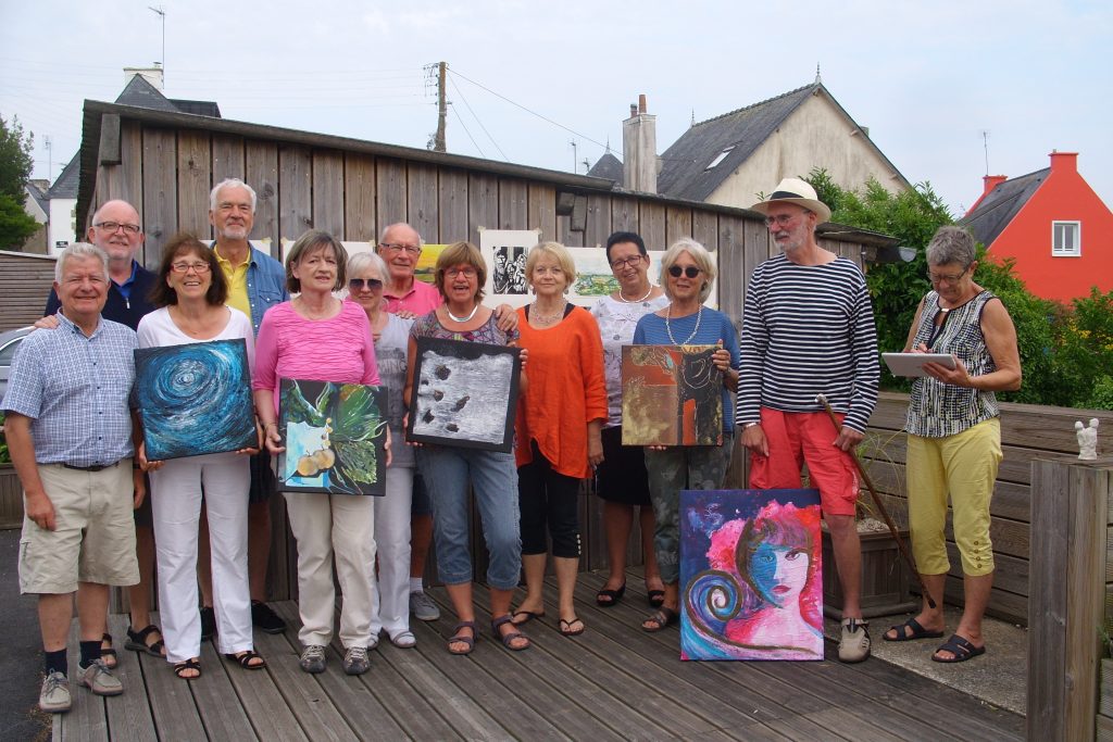 Deutsch - Französische Künstlerwoche in Billiers - Bretagne
Gruppenbild